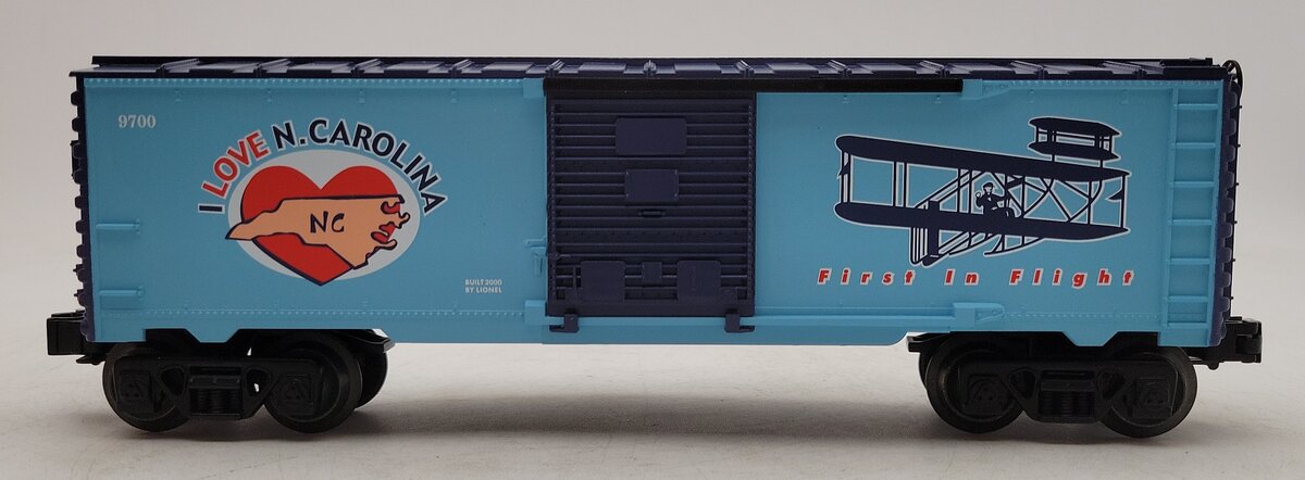 Lionel 6-19986 O Gauge I Love North Carolina Boxcar LN/Box