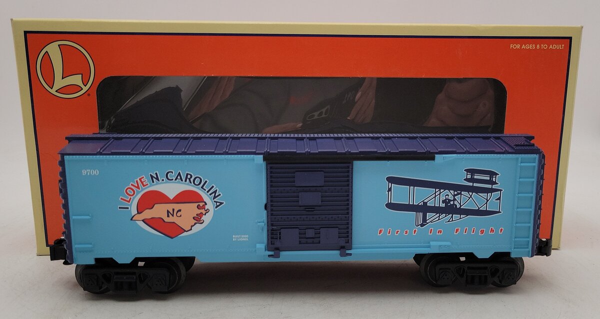 Lionel 6-19986 O Gauge I Love North Carolina Boxcar LN/Box