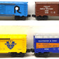 Lionel O Gauge Assorted Boxcars: 9783, 9781, 9782, 9786 [4] VG