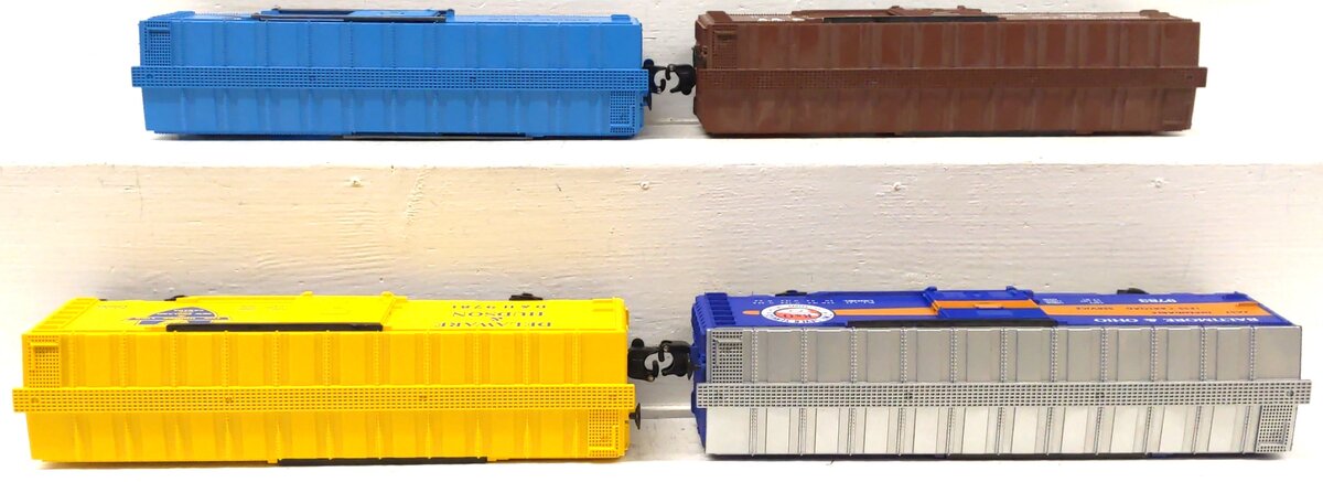 Lionel O Gauge Assorted Boxcars: 9783, 9781, 9782, 9786 [4] VG