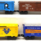Lionel O Gauge Assorted Boxcars: 9783, 9781, 9782, 9786 [4] VG