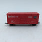 Bachmann 71266 N Scale Chicago Burlington & Quincy Hi-Cube Boxcar #19820 EX