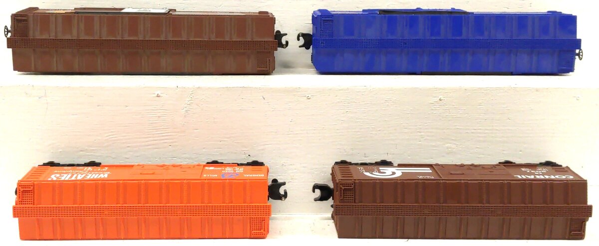 Lionel O Gauge Assorted Boxcars: 9789, 9037, 9040, 9757 [4] EX