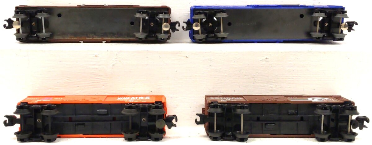 Lionel O Gauge Assorted Boxcars: 9789, 9037, 9040, 9757 [4] EX