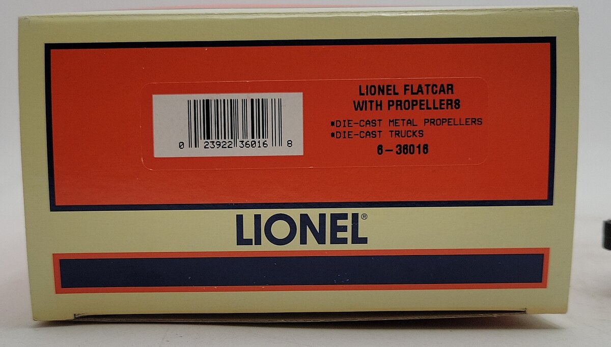 Lionel 6-36016 O Gauge Lionel Naval Support Flatcar w/ Propellers #6424 EX/Box
