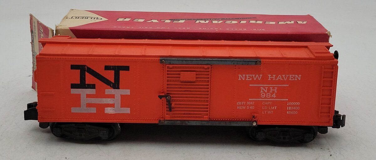 American Flyer 984 Vintage S Gauge New Haven Boxcar EX/Box