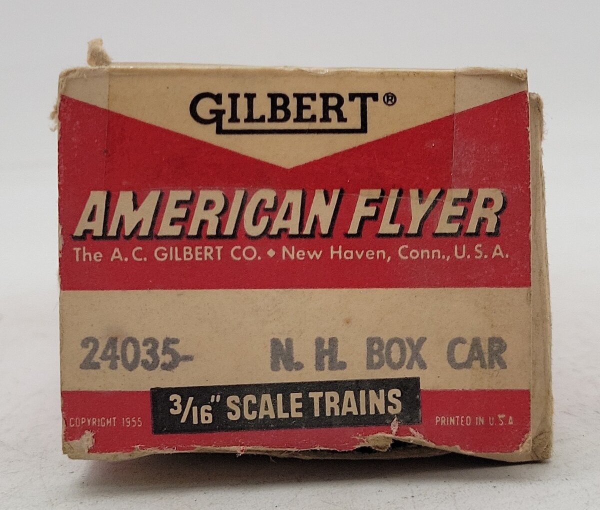 American Flyer 984 Vintage S Gauge New Haven Boxcar EX/Box