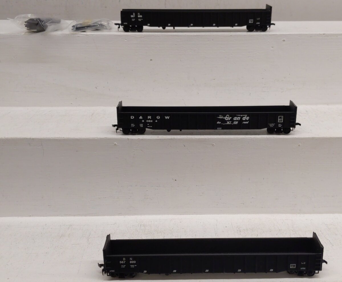 Walthers Assorted HO Scale Gondolas 567899 & 30824 [3] EX