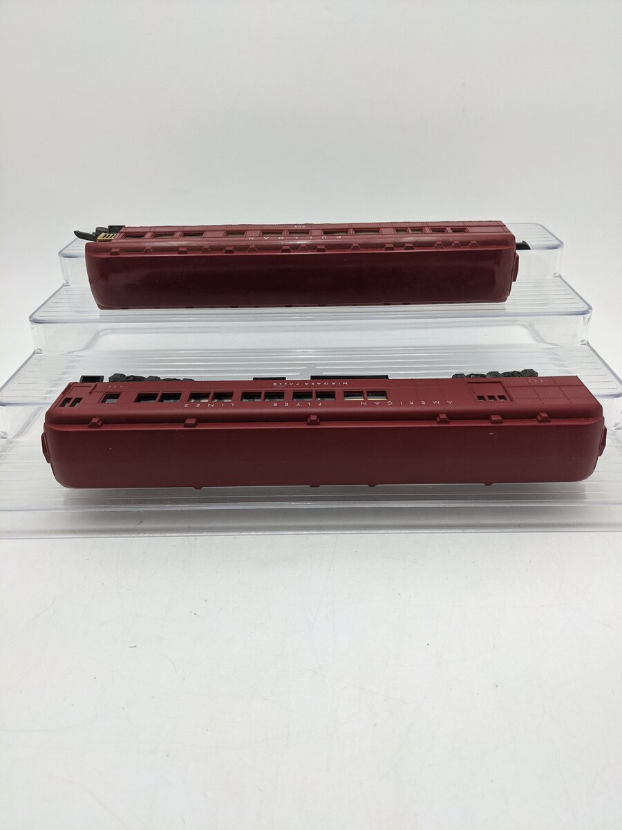 American Flyer S Vintage Passenger Cars 654 & 953 [2] VG/Box