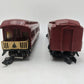 American Flyer S Vintage Passenger Cars 654 & 953 [2] VG/Box