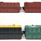 Lionel O Gauge Assorted Boxcars: 9214, 9230, 16238, 19828 [4] VG