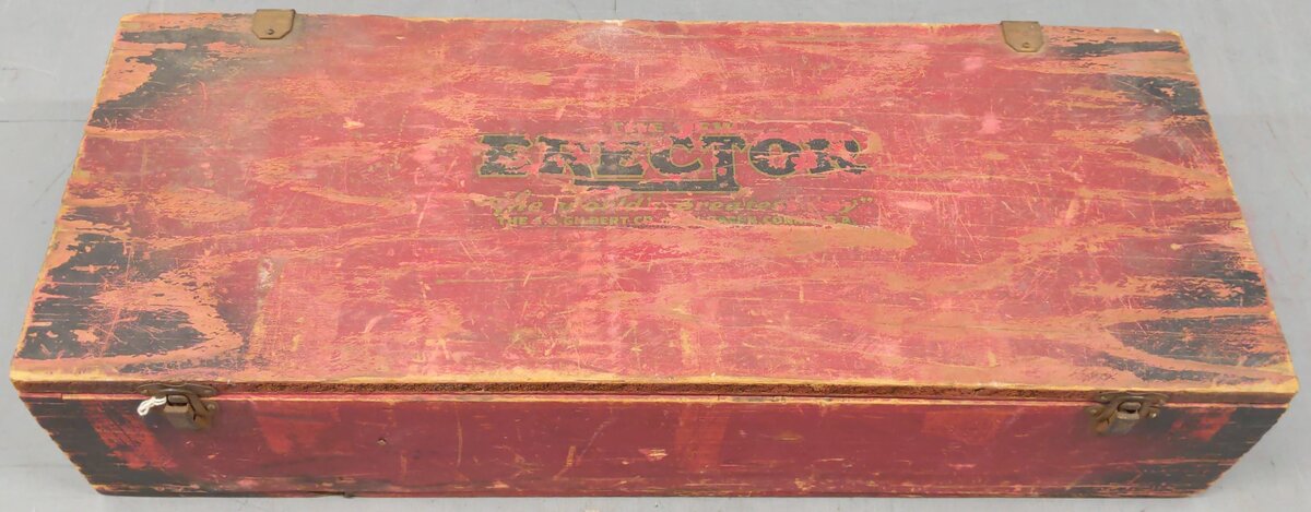 Erector 10092 1956 Gilbert the Master Builder Toy Set/Box