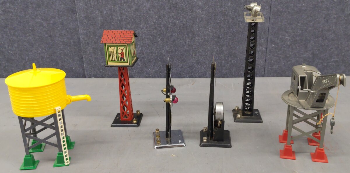 Marx Vintage O Gauge Accessories #065,416,413-A,423 [6] VG