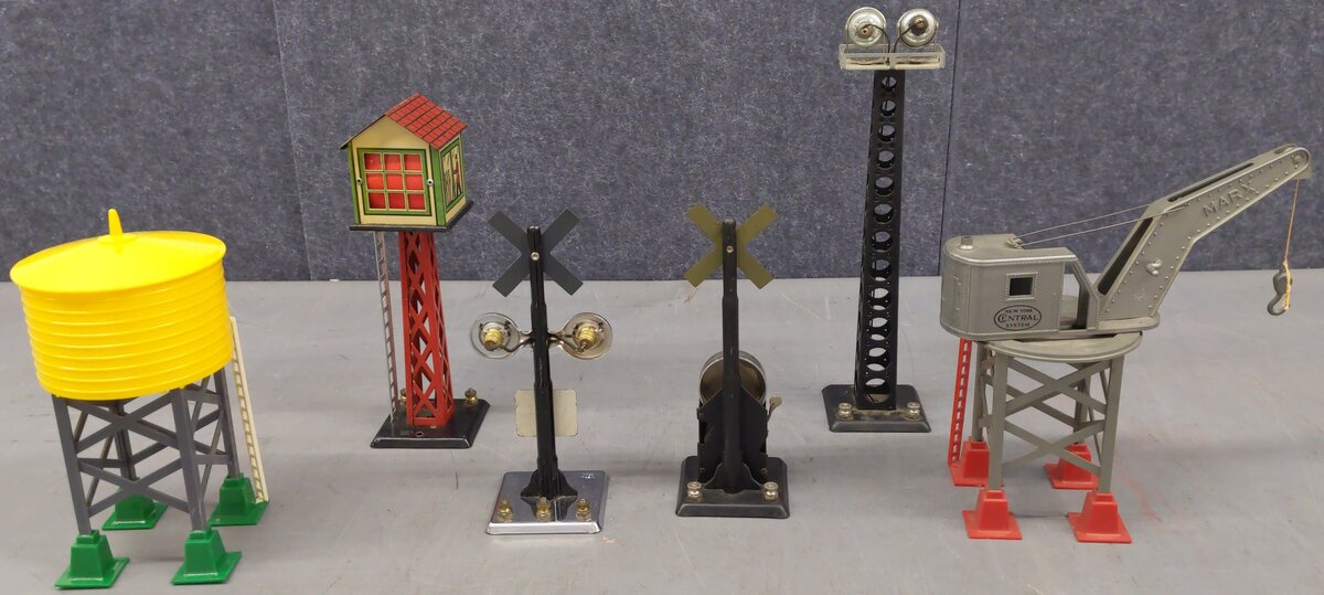 Marx Vintage O Gauge Accessories #065,416,413-A,423 [6] VG