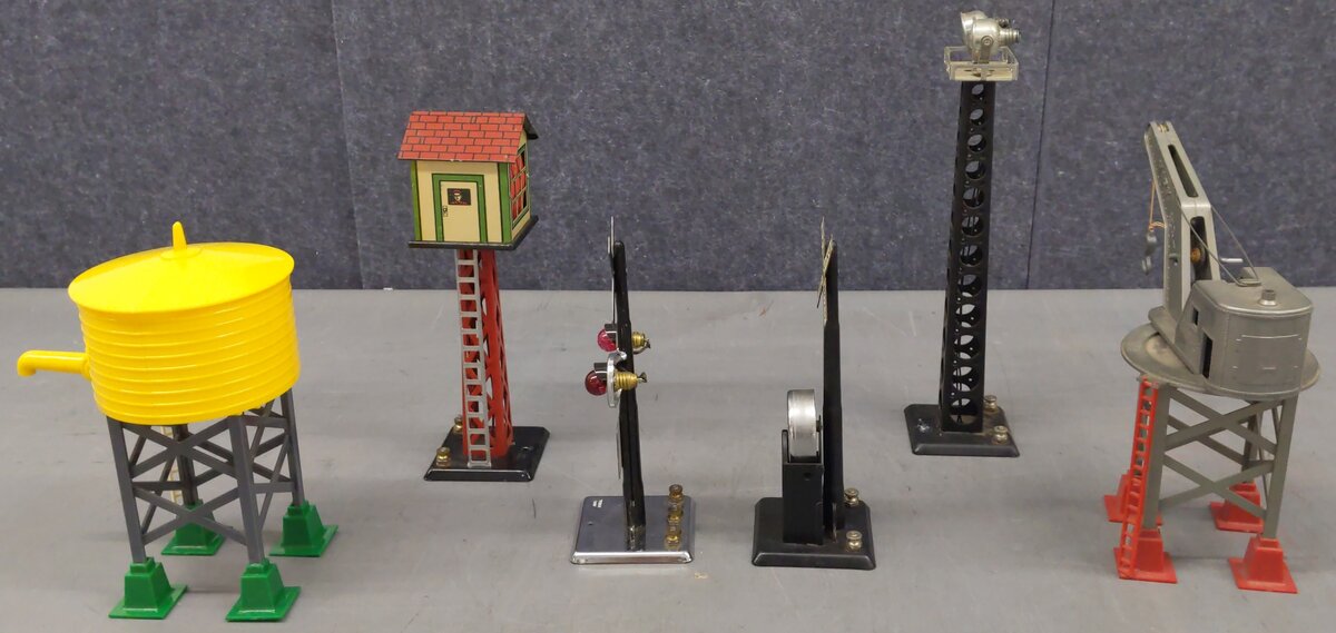 Marx Vintage O Gauge Accessories #065,416,413-A,423 [6] VG