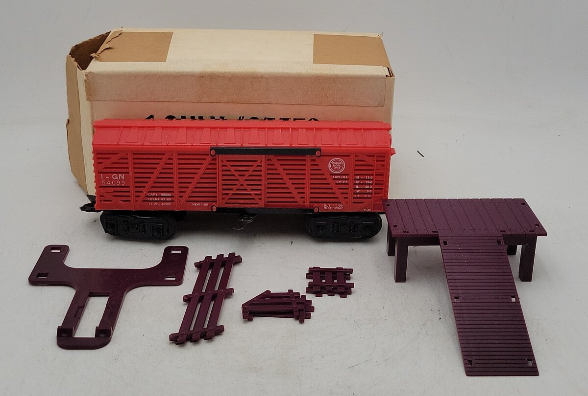 Marx 05570 Vintage O Gauge Missouri Pacific Lines Cattle Car #54099 EX/Box