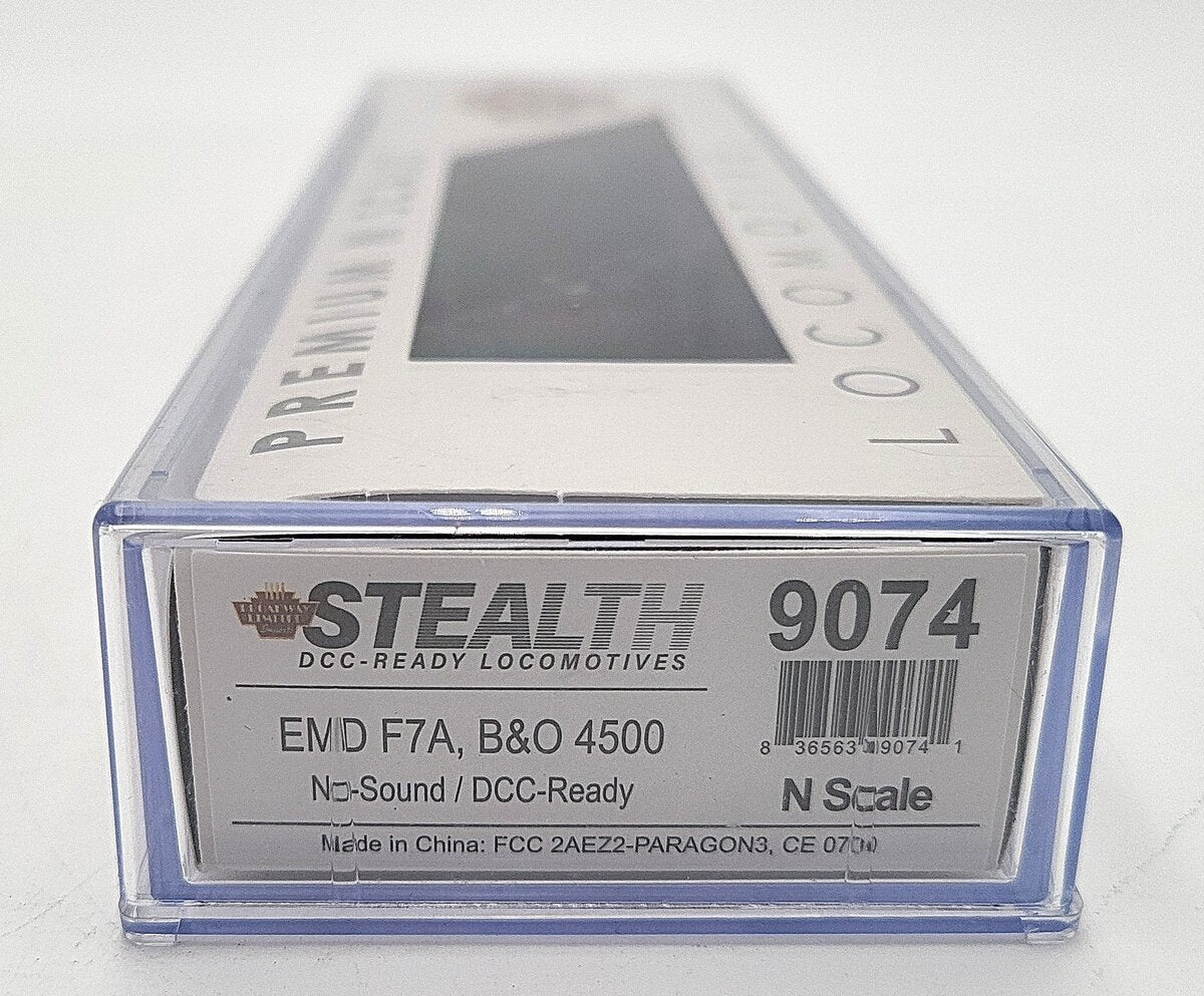 Broadway Limited 9074 N B&O EMD F7A Diesel Locomotive No-Sound/DCC-Ready #4500 LN/Box