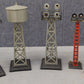 Marx Vintage O Gauge Light And Water Towers #0465,416-A,0165,0416 [5] VG