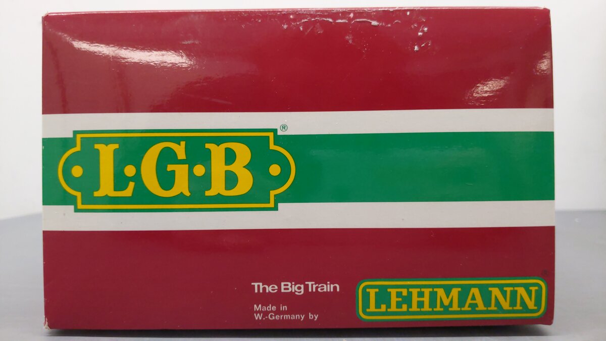 LGB 2015D G Insterburg Steam Locomotive & Tender #992015 VG/Box
