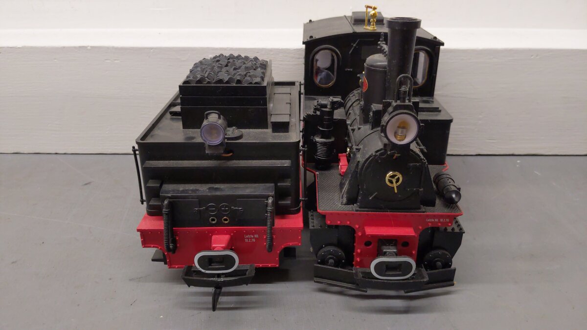 LGB 2015D G Insterburg Steam Locomotive & Tender #992015 VG/Box