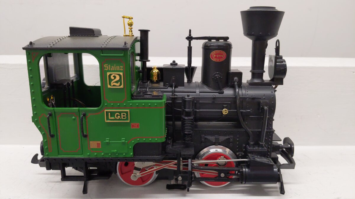 LGB 2120D G Scale Stainz 0-4-0 Steam Locomotive #2774 EX/Box
