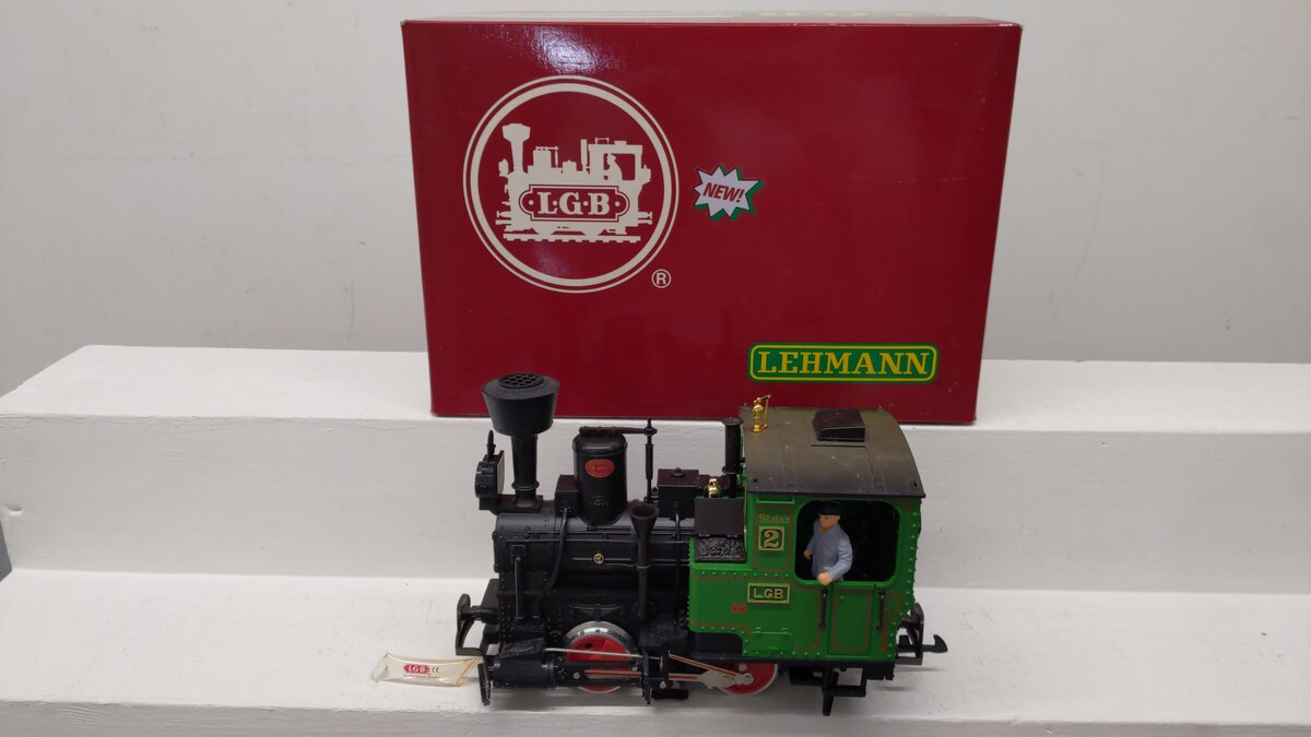LGB 2120D G Scale Stainz 0-4-0 Steam Locomotive #2774 EX/Box