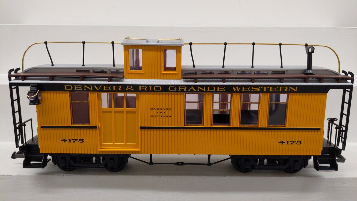 LGB 4175 G Scale Rio Grande Combine/Caboose EX/Box