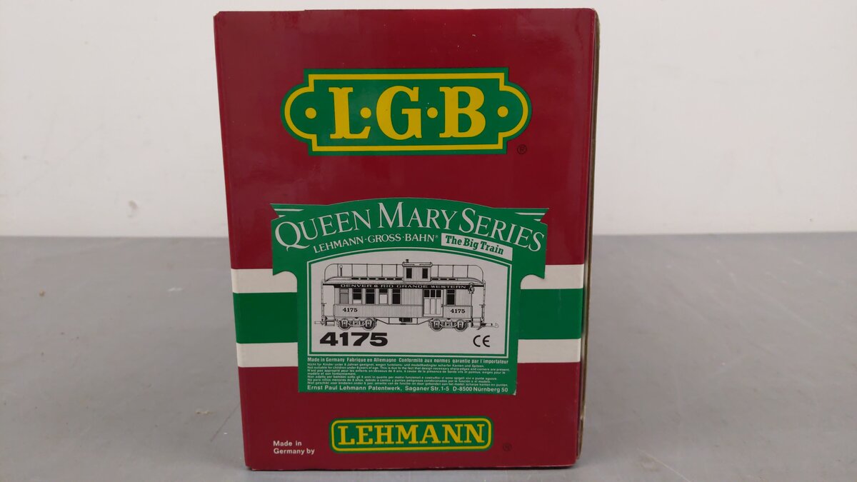 LGB 4175 G Scale Rio Grande Combine/Caboose EX/Box
