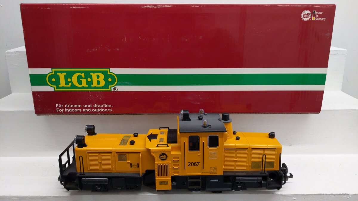 LGB 20670 G Gauge Track Cleaning Diesel Locomotive #2067 VG/Box