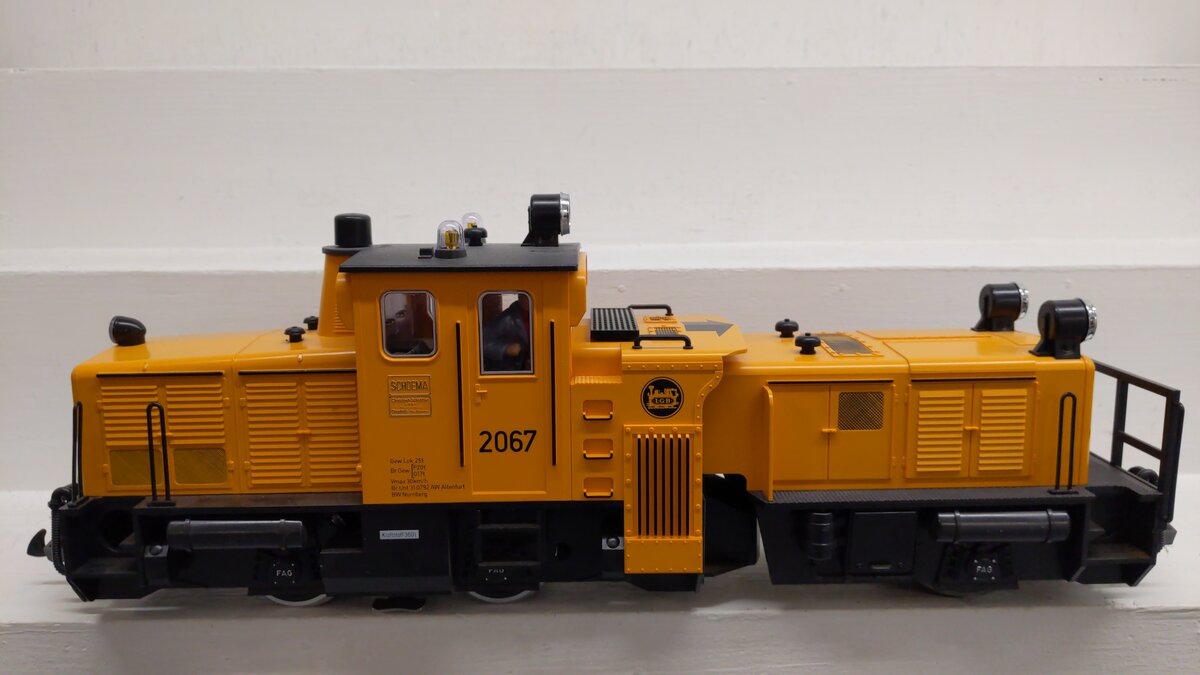 LGB 20670 G Gauge Track Cleaning Diesel Locomotive #2067 VG/Box