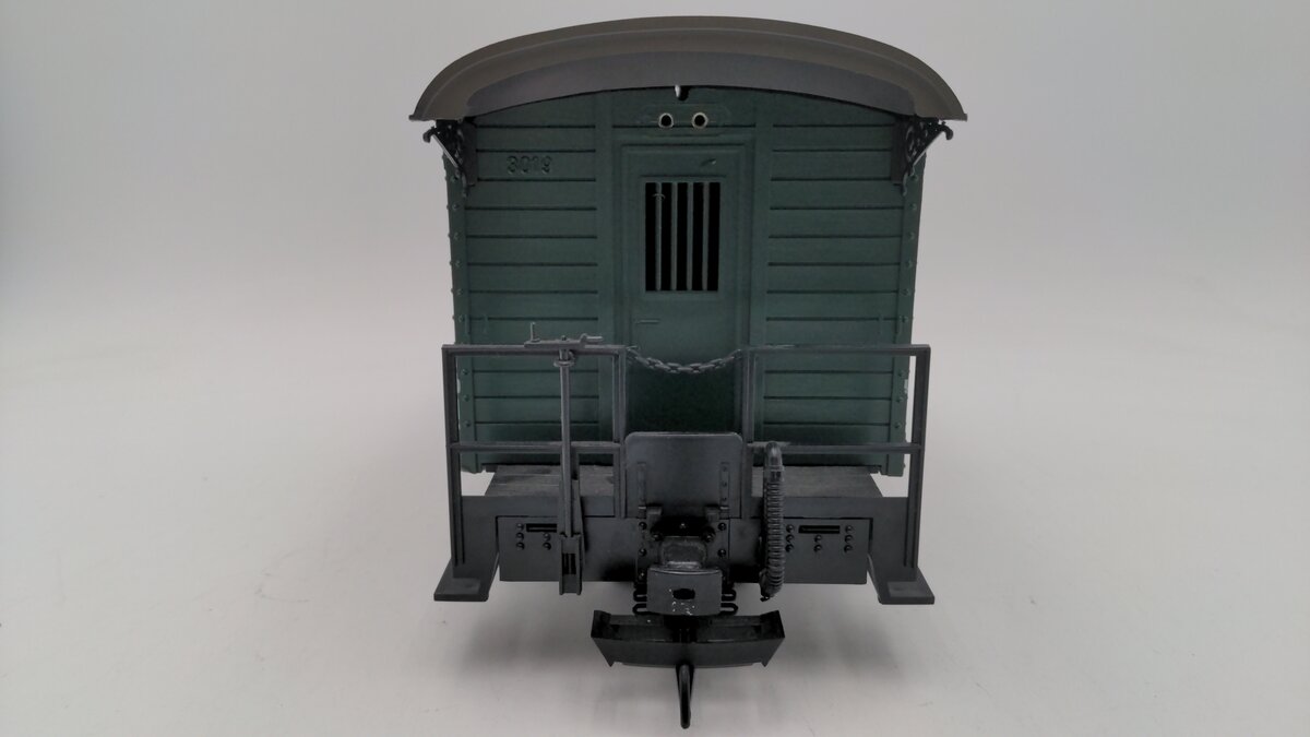 LGB 3019 G Scale Mail Post Car with Lights (Metal Wheels) VG/Box