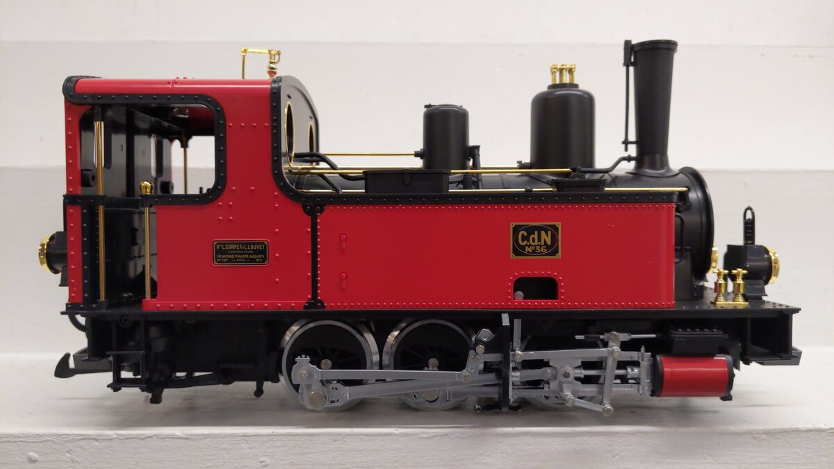 LGB 20790 G Scale Corpet-Louvet C.d.N. No. 36 Steam Locomotive EX/Box