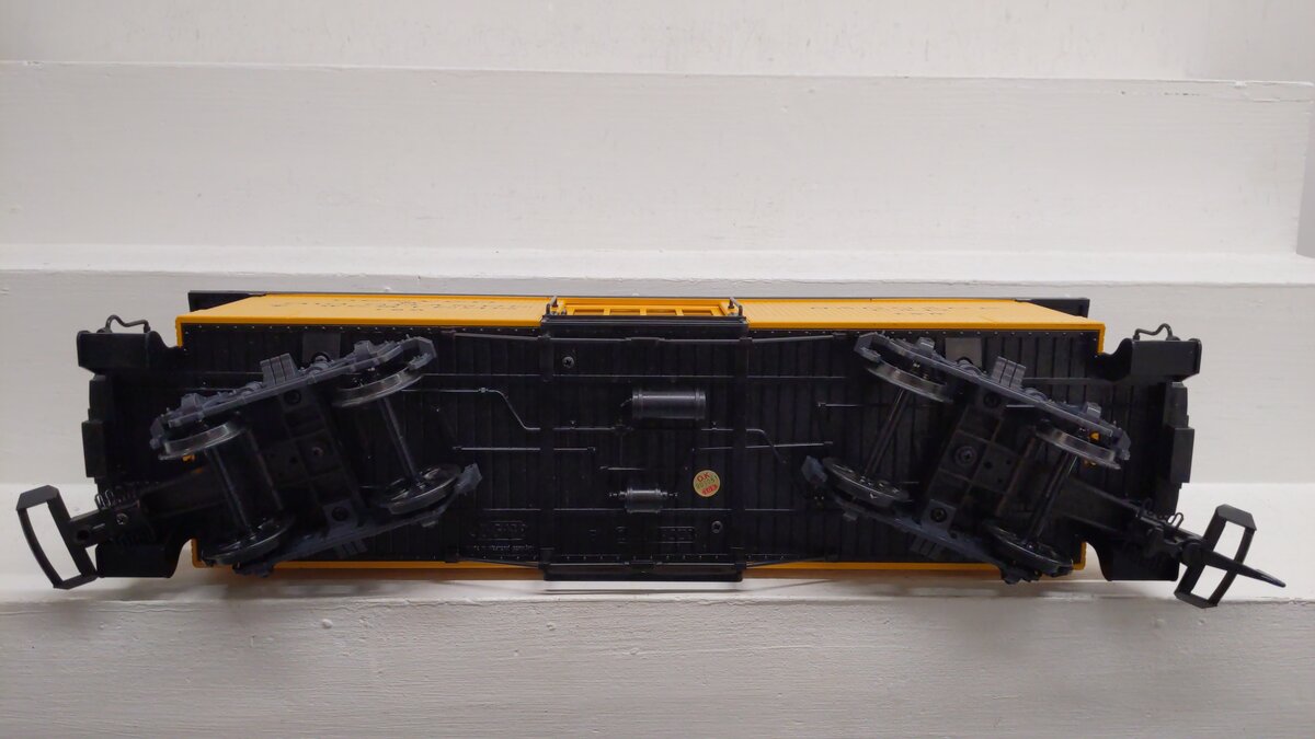 LGB 3084 G Scale D&RG Yellow & Silver Baggage Car #126 VG/Box