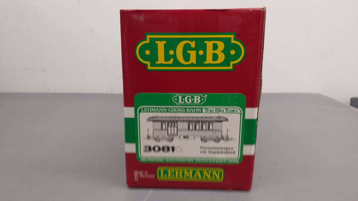 LGB 3081 G Scale Denver & Rio Grande Western Combine Passenger Car EX/Box