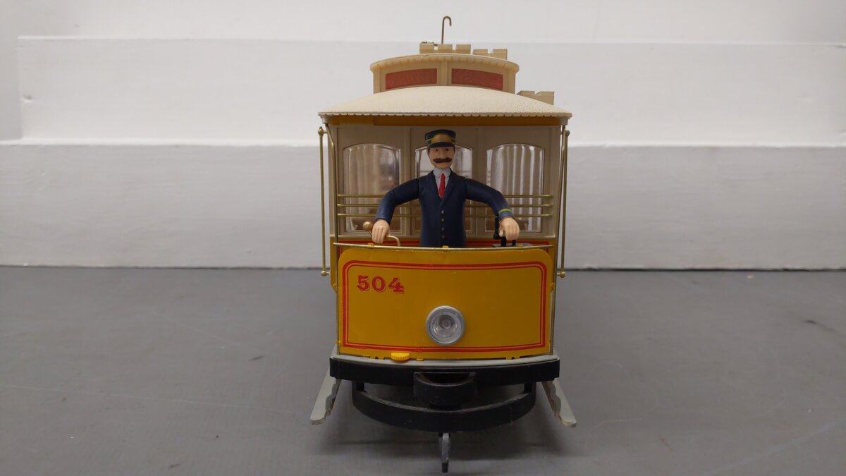 Bachmann 93938 G Scale United Traction Co Motorized Open Street Car EX/Box