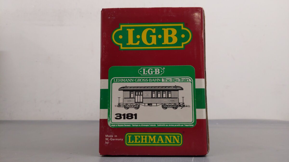 LGB 3181 G Scale Denver South Park & Pacific Passenger Car VG/Box