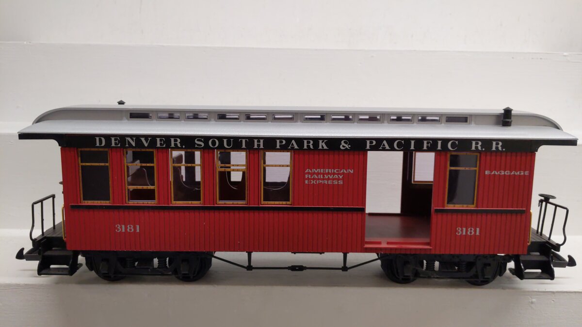LGB 3181 G Scale Denver South Park & Pacific Passenger Car VG/Box