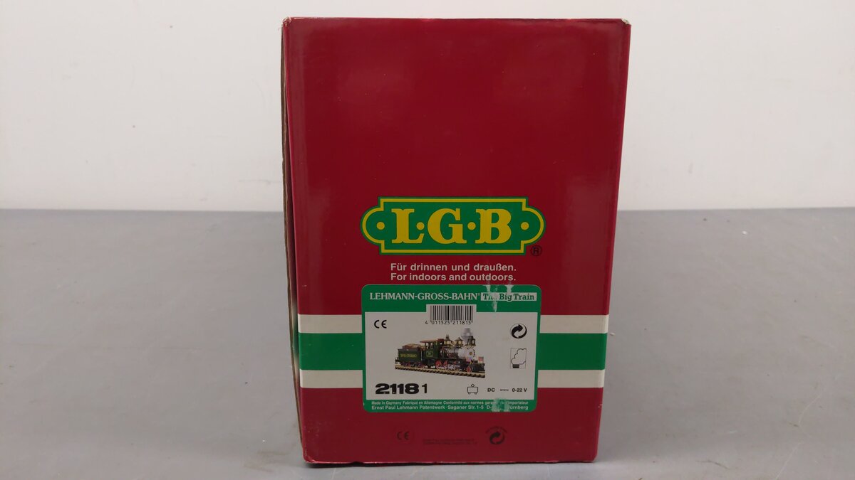 LGB 21181 Denver and Rio Grande 2-6-0 Mogul Steam Locomive & Tender #19 VG/Box