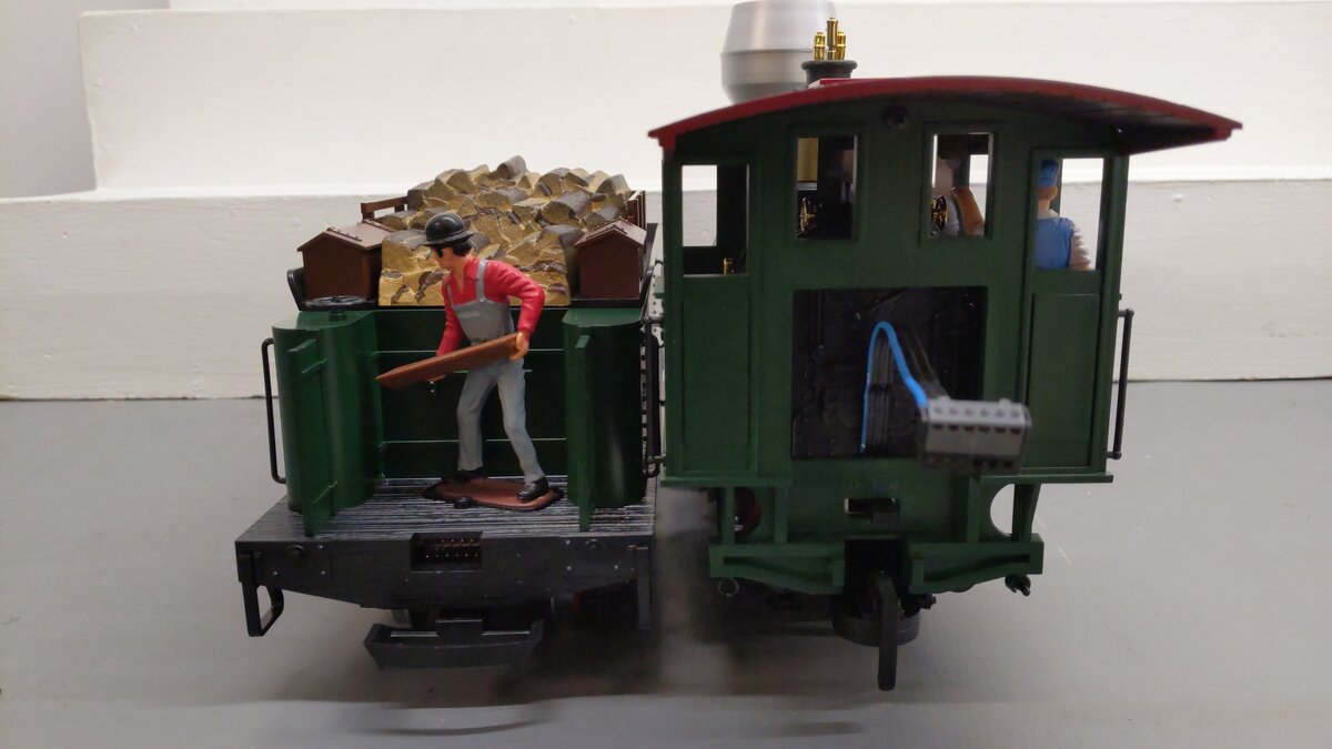 LGB 21181 Denver and Rio Grande 2-6-0 Mogul Steam Locomive & Tender #19 VG/Box