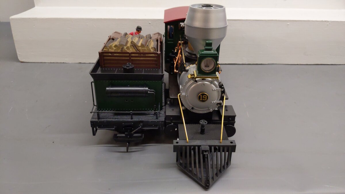 LGB 21181 Denver and Rio Grande 2-6-0 Mogul Steam Locomive & Tender #19 VG/Box