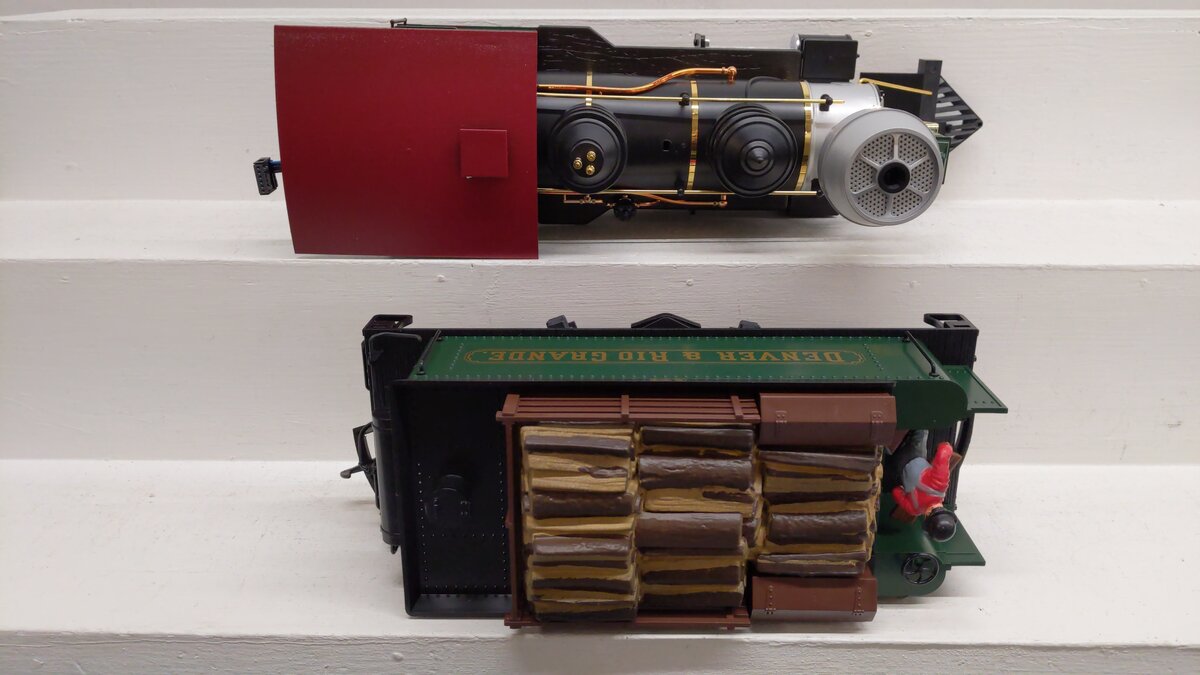 LGB 21181 Denver and Rio Grande 2-6-0 Mogul Steam Locomive & Tender #19 VG/Box