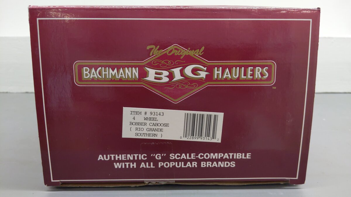 Bachmann 93143 Rio Grande Southern Caboose EX/Box