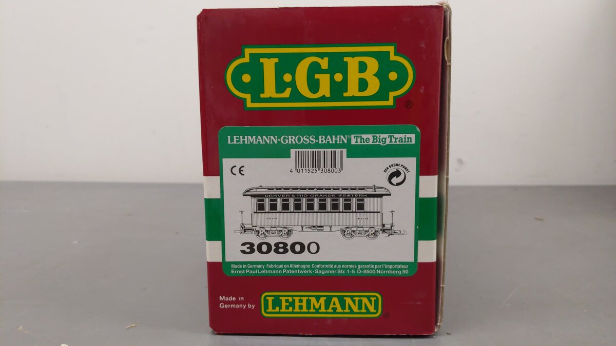 LGB 30800 Denver & Rio Grande Western Diner Car #3079 EX/Box