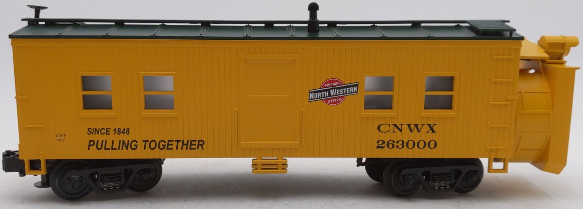 MTH 30-7921 O Gauge Chicago and Northwestern Rotary Snow Plow #263000 NIB