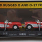 MTH 30-7624 O Gauge Auto Transport Flatcar with 2 Ertl '64 Corvettes #19640 NIB