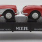 MTH 30-7624 O Gauge Auto Transport Flatcar with 2 Ertl '64 Corvettes #19640 NIB