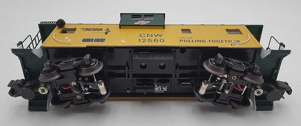 K-Line K613-1311 O Gauge Chicago & North Western Extended Vision Caboose #12560 EX/Box