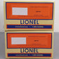 Lionel 2043190 O Gauge Burlington Northern Rotary Gondola Car (Set of 2)