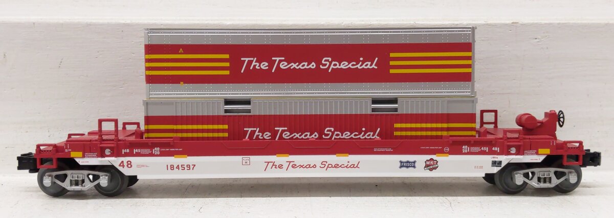 Lionel 2301411 O Gauge Metca Texas Special Maxi Stack Car NIB