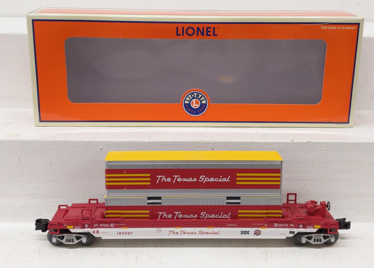 Lionel 2301411 O Gauge Metca Texas Special Maxi Stack Car NIB
